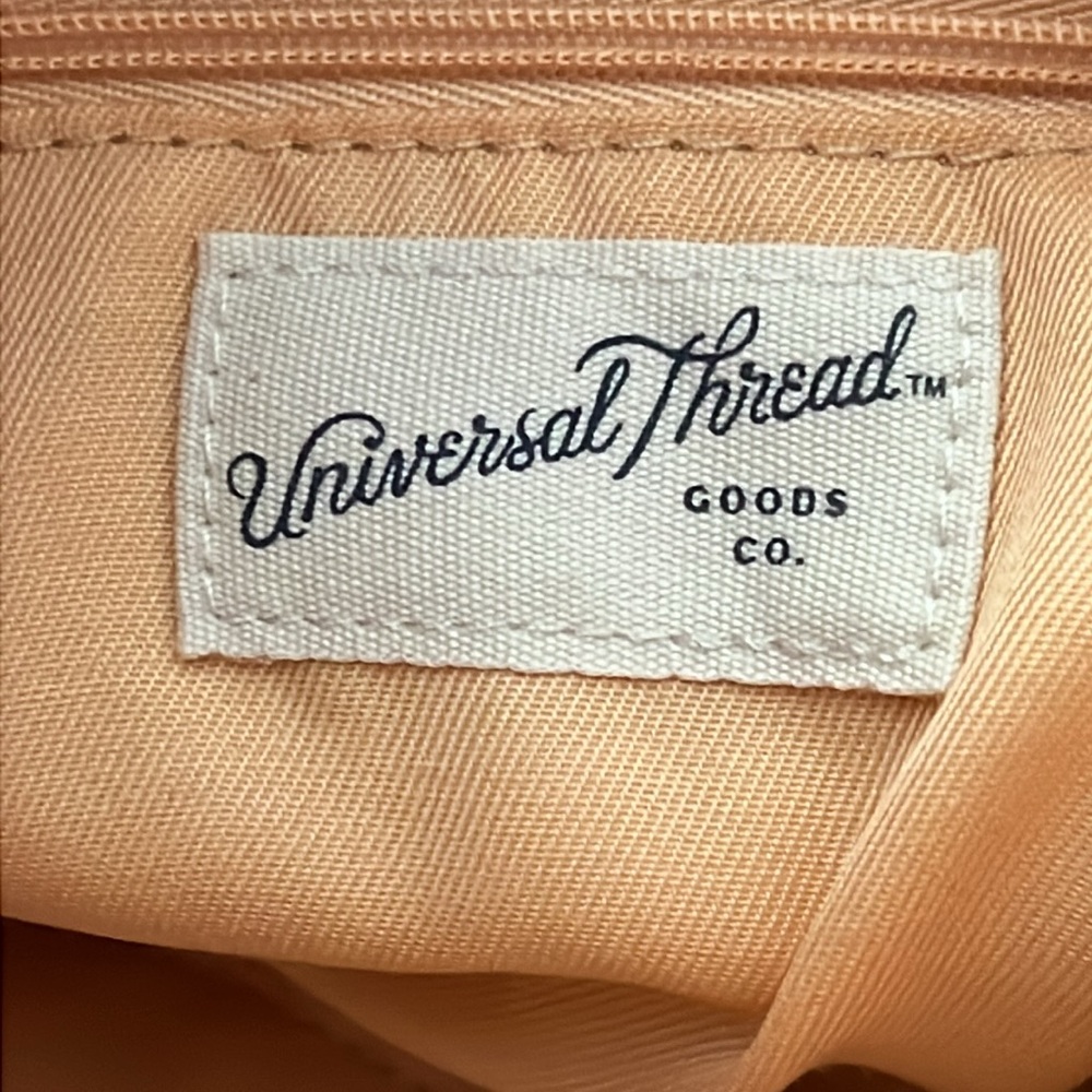 Universal Threads Rough Texture Orange/Melon Chec… - image 7